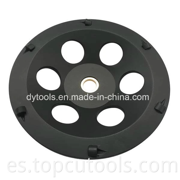 Disco de ruedas de copa de diamante PCD para eliminar epoxi